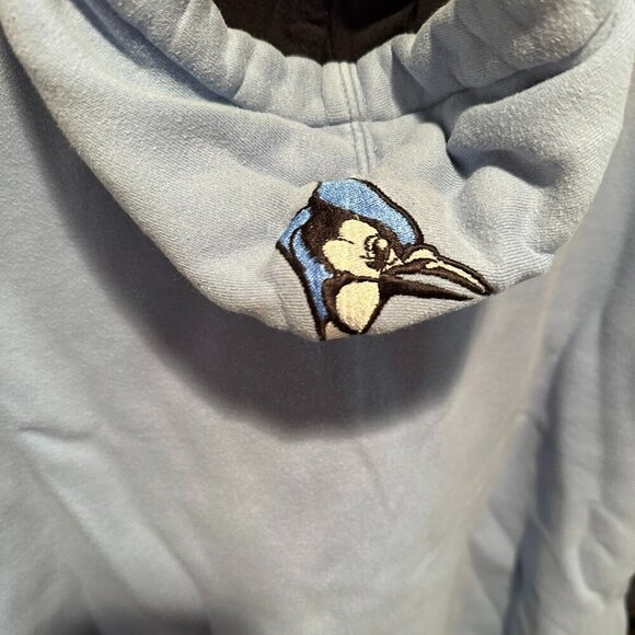 Johns Hopkins Blue Jays Lacrosse Embroidered Champion Hoodie - Size Large - Picture 4 of 5